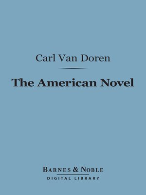cover image of The American Novel (Barnes & Noble Digital Library)